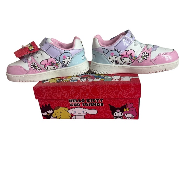 Hello Kitty Kids Sneakers - Pink, White, and Purple. Brand new .Toddler size 10 - Picture 2 of 11